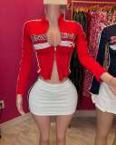 Half skirt two-piece set