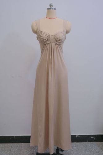 Strapless camisole backless long skirt dress
