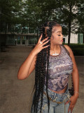 Digital printed rhinestone round neck pullover with exposed navel top