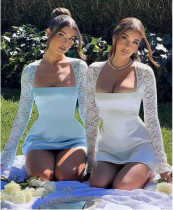 Lace A-line dress