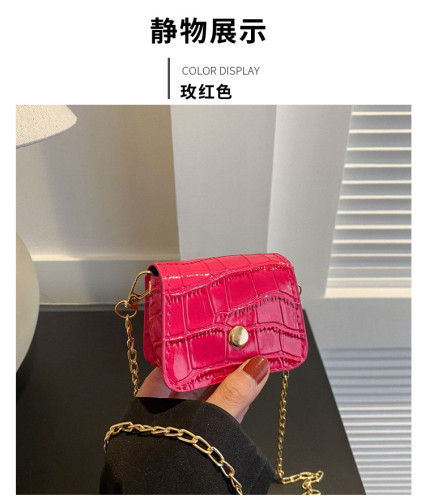 Single shoulder bag, simple casual crossbody bag
