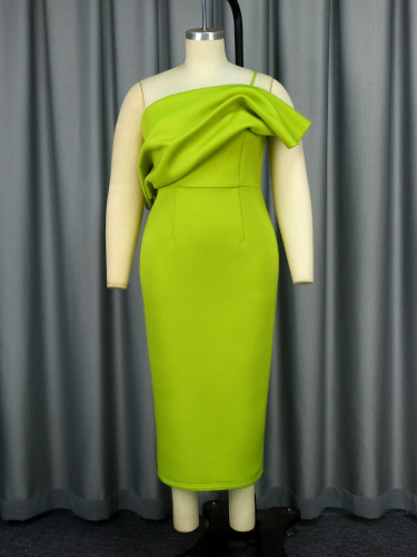 Strap Party Dress High Waist Skirt