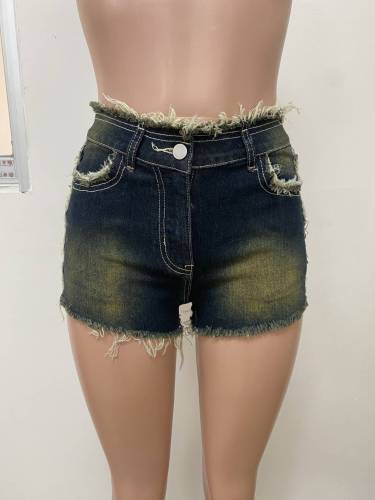Hairy washed shorts