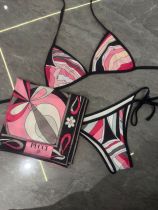 Striped bikini swimsuit scarf PH2509