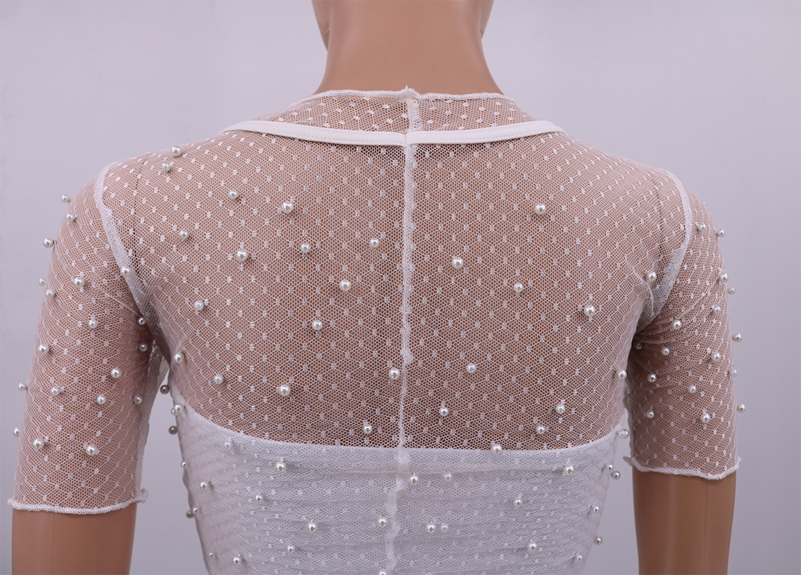 Sexy Mesh See Through Beading 3 Pieces Suits CCY8093