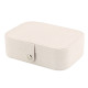 Jewellery Box Organiser Small Travel PU Leather Jewelry Storage Case for Rings Earrings Necklace Bracelets Faux Leather Jewelry Gift Box Girls Women