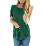 High Low Hem Longline T Shirt Women