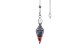 7 Chakra Hexagonal Natural Gemstone Crystal Point Pendant