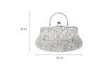 Vintage Floral Beaded Embroidery Clutch