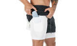 Mens 2 in 1 Gym Shorts with Breathable Liner