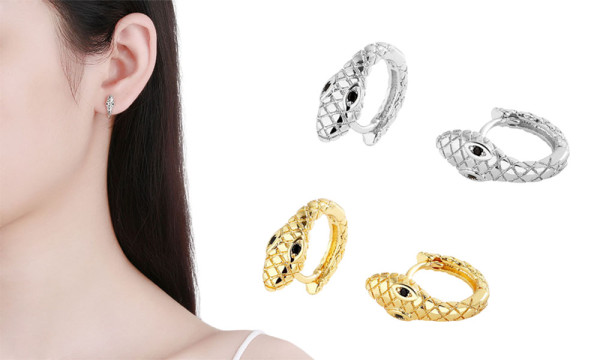 Snake Earrings Ear Buckles