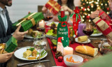 One or Three Christmas Wine Bottle Gift Bags
