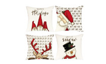 One or Four Christmas Design Cushion Cover