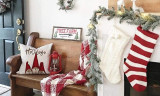 One or Four Christmas Design Cushion Cover