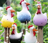 Outdoor Resin Chicken Garden Decoration