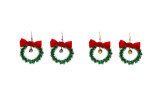 One or Two Pairs Christmas Bow Earrings Set