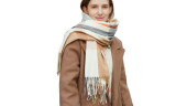 Plaid Warm Shawls Scarf for Winter