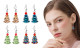 Fashion Crystal Christmas Tree Dangle Earrings