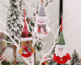 3 Pcs Santa Claus Snowman Reindeer Christmas Ornament