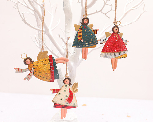 One or Four Angel Girl Christmas Tree Pendant