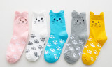 5 Pairs Cute Animals Socks Funny Funky Novelty Gifts
