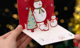 6Pcs Pop Up Christmas Card