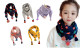 Autumn Winter Children Cute Triangle Scarf