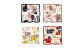 2 or 4 Pieces Square Satin Scarf for Women
