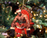 One or Two Barry Wood Meme Christmas Ornaments