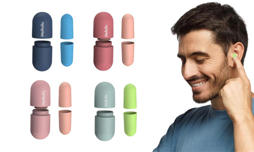 One Two or Four Pairs Soft Foam Ear Plugs
