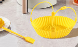 Air Fryer Liner Mats with Oil Brush