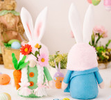 One or Two Easter Bunny Gnomes Decor