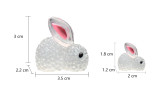 10pcs Mini Luminous Glow Little White Rabbit