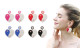 Heart Beaded Statement Dangle Earrings
