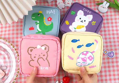 Four Pack Sanitary Napkin Storage Bag