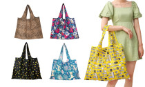One or Two Large Foldable Shopping Tote Bag