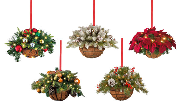 Christmas Hanging Baskets Decor for Christmas Tree