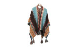 Women Open Front Poncho Cape Shawl