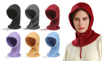 Winter Warm Hooded Scarf Beanie Hat