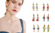 Christmas Grinch Earrings for Women