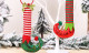 Two Elf Legs Christmas Tree Decorations