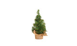 One or Two Mini Artificial Tabletop Christmas Tree
