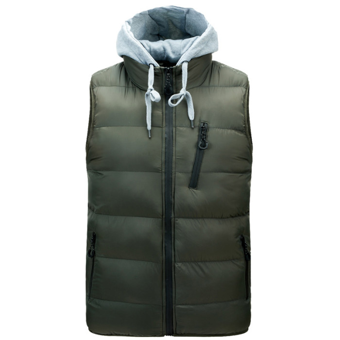 NAVSEGDA Branded Designed Small Order Men Cover Coat Padding Regular Fit Short Winter Puffer Fleece Hood