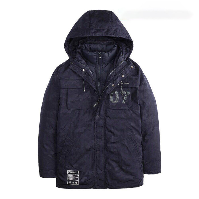 NAVSEGDA Raincoat Outwear Jacket Small Order Custom Made Men Cover Coat Padding Long Fit El Saco
