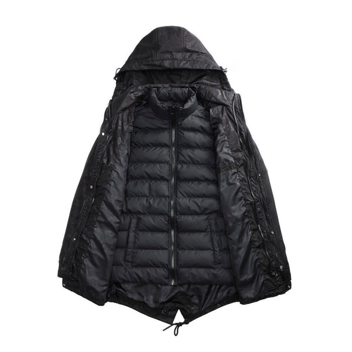 NAVSEGDA Wholesale China Factory Men Camo Waterproof Jacket Heavy Padding Long Size Outdoor Winter Jacket