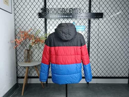 Color Matching Paded Jacket