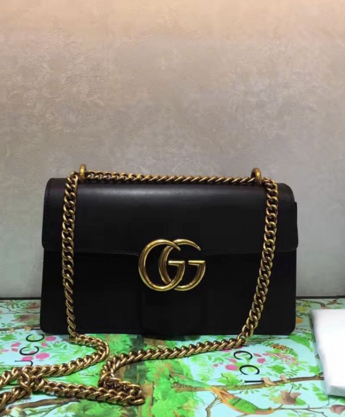 US$ 358.00 - Gucci GG Marmont Leather Shoulder Bag 431777 -  www.aaagoodwatch.com