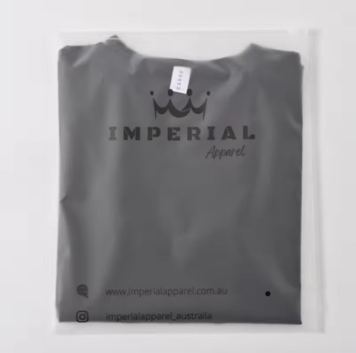 clothing waterproof packaging Zipper Bags custom Pvc Frosted Pp Transparent plastic Packing bag