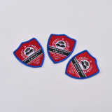 igh Quality Logo Text Woven Patches Sew Iron On Back For Clothing Hats 
