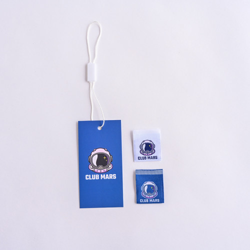 Luxury Clothing pvc Hang tag with logo Custom garment Swing Paper Product Tags
